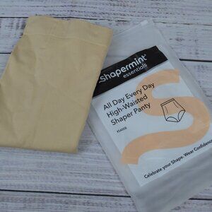 Shapermint All Day Every Day High Waisted Shaper Panty Beige XL/XXL NEW